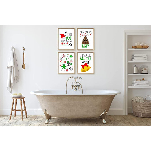 The Holiday Aisle® 4 Piece Christmas Wall Décor Set Wayfair